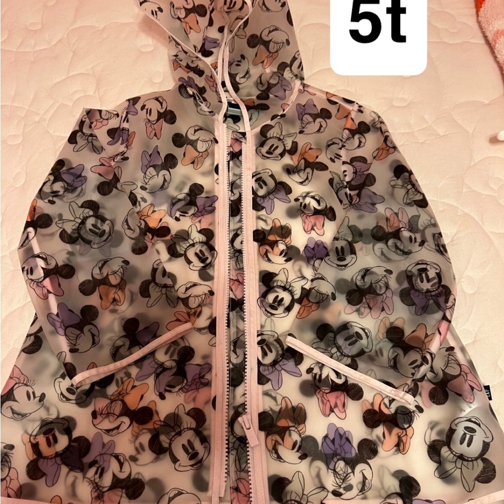 Disney Kids Raincoat with Mickey and Friends - Black, Purple, Pink